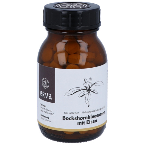 Bockshornkleesamen Tabletten mit Eisen